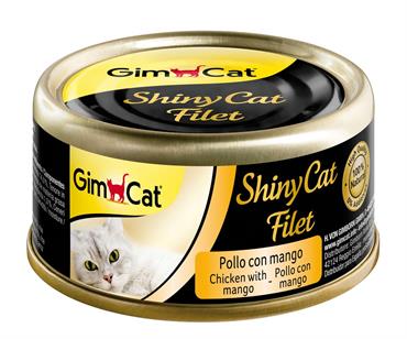 GimCat Shinycat Fileto Kedi Maması -Tavuk Mango 70gr