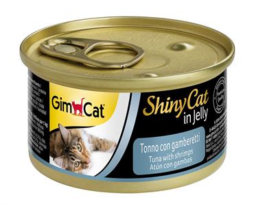 GimCat Shinycat Konserve Kedi Maması - Tuna Balıklı Karidesli 70gr