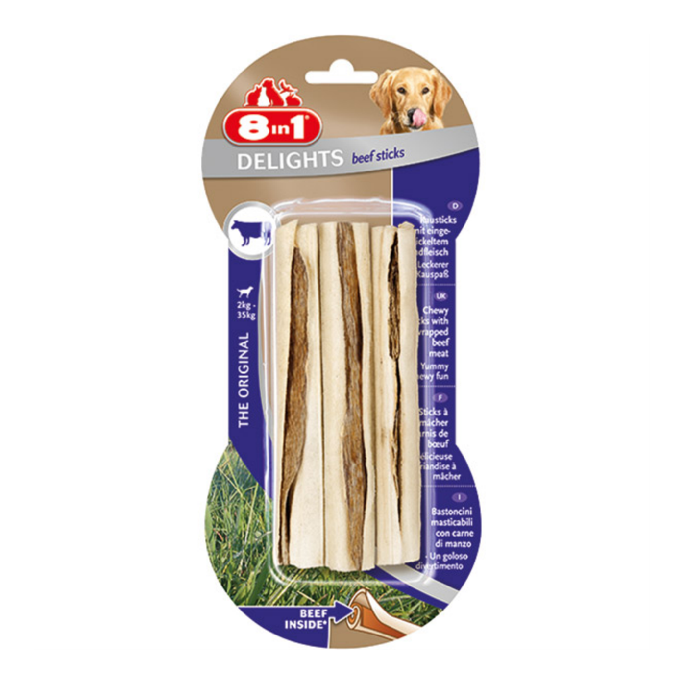 8IN1 Delights Çubuk Köpek Ödül Kemiği Sığır Etli - 75GR