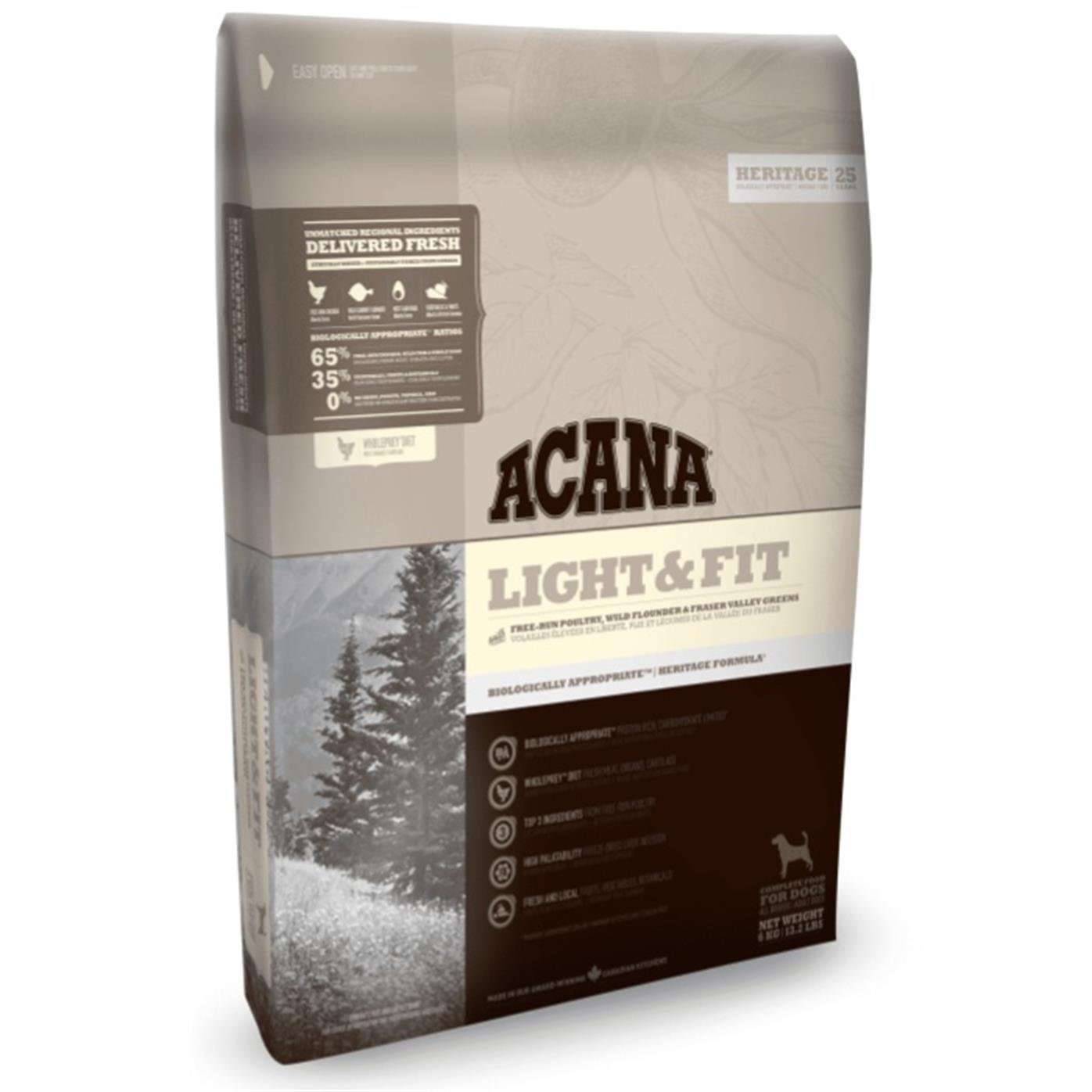 Acana Heritage - Light Fit 2 Kg - Fazla Kilolu Köpekler İçin