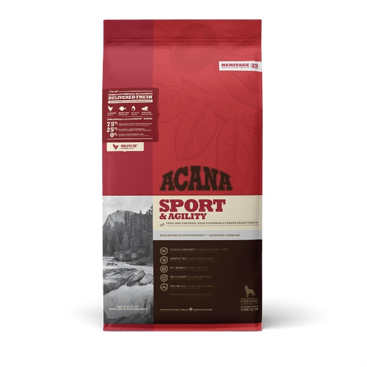 ACANA Heritage - Sport Agility 17 kg - Fazla Hareketli Köpekler için