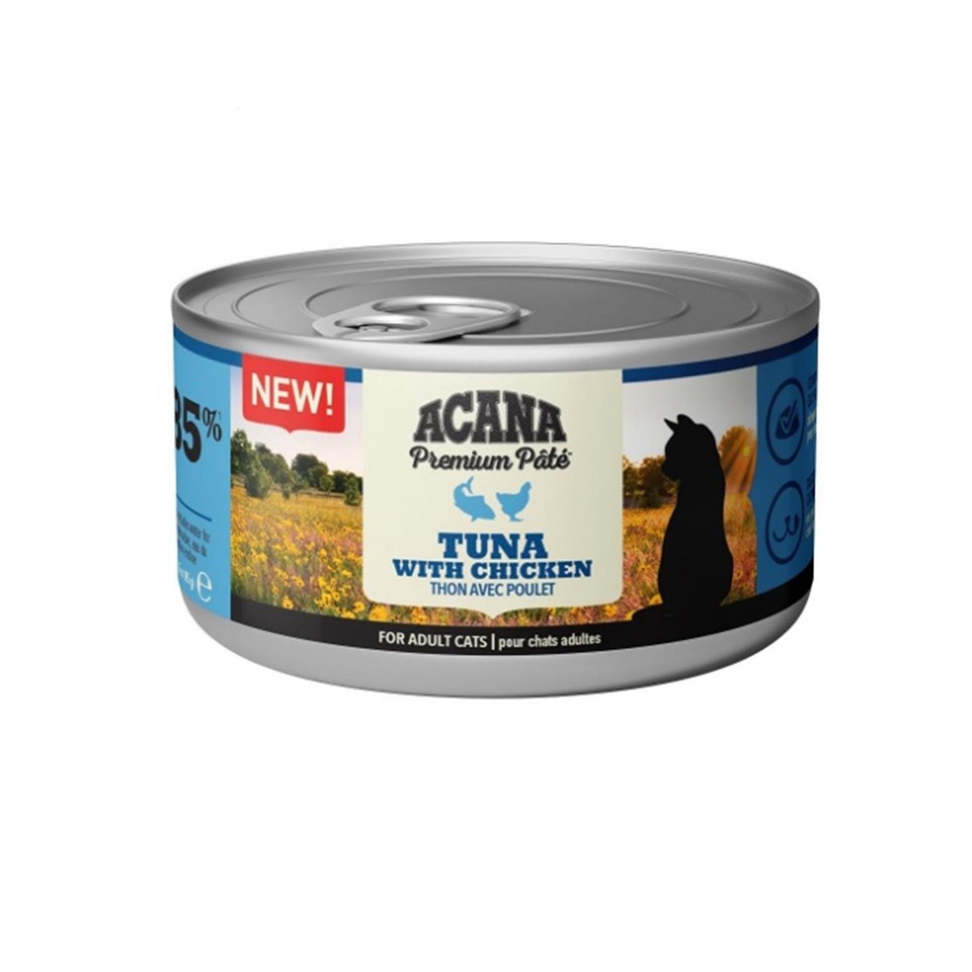 Acana Premium Pate (Ezme) Tuna Balıklı ve Tavuklu Kedi Konservesi 85gr