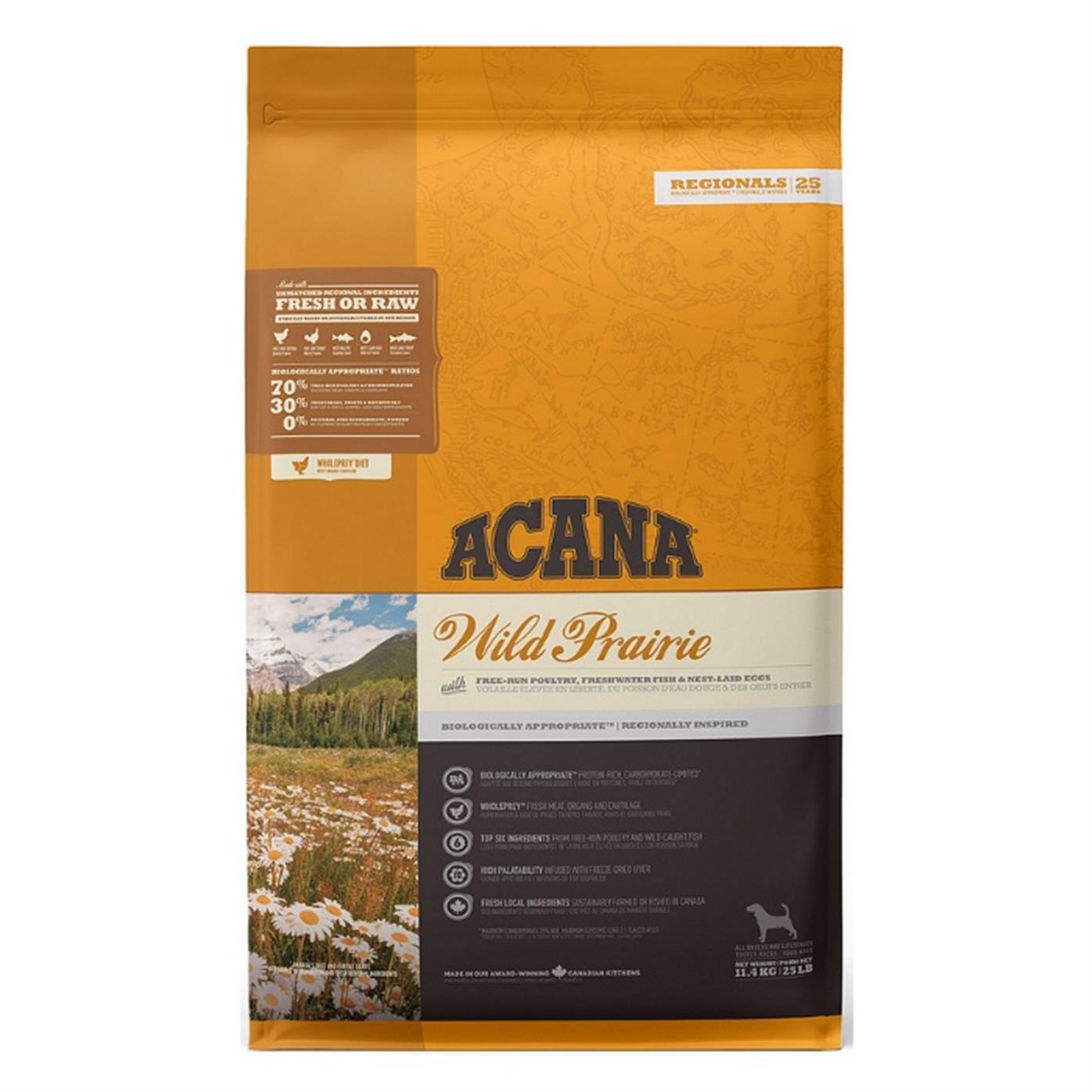 Acana Regionals - Wild Prairie Köpek Maması 11.4 Kg - Tüm Irk Ve Yaşam Evreleri İçin