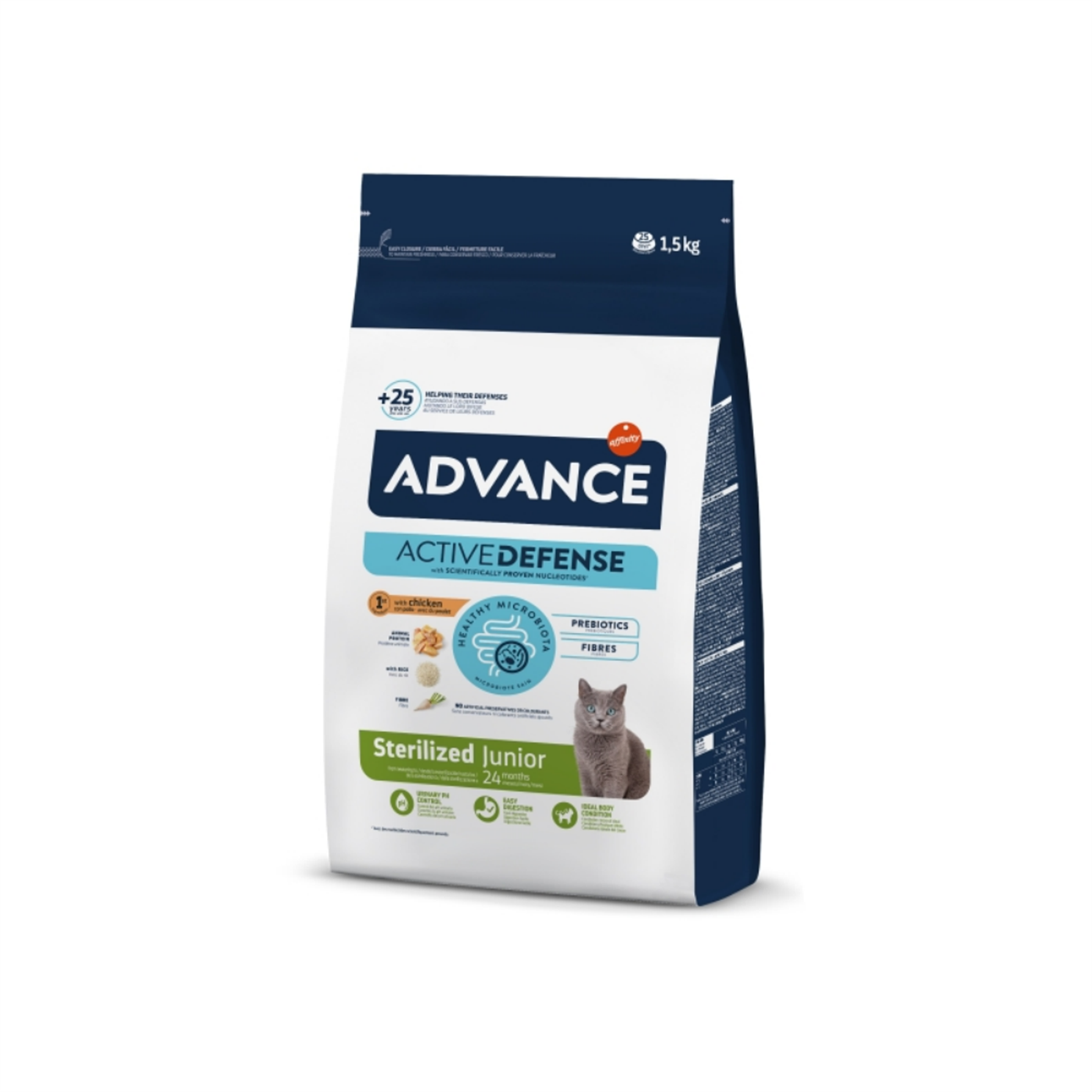 Advance Young Sterilised Tavuklu 1.5 Kg Kısırlaştırılmış Kuru Kedi Maması