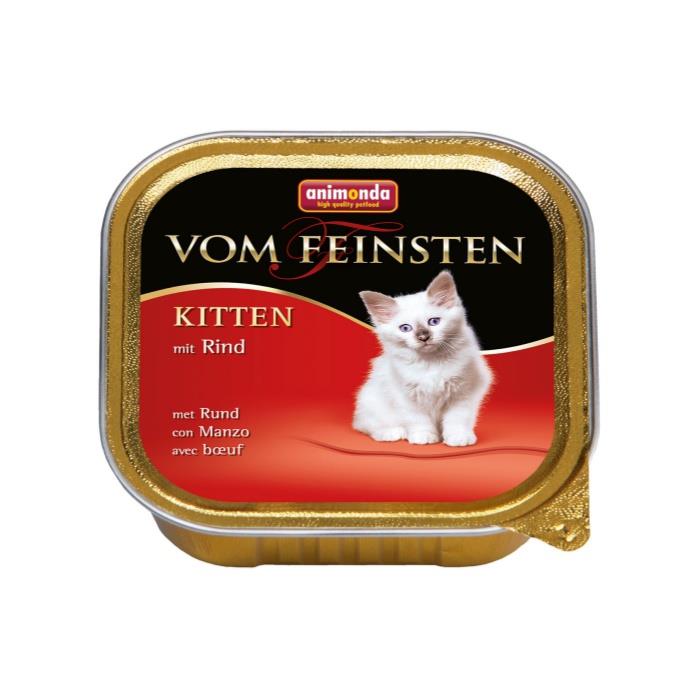 Animonda Vom Feinsten Kitten Sığır Etli 100gr Yavru Yaş Kedi Maması