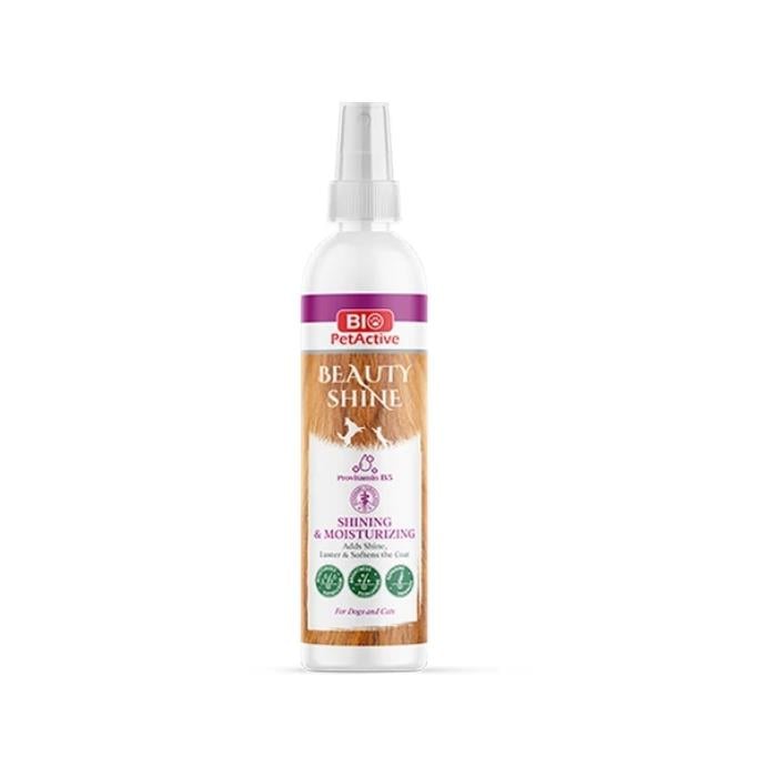 Bio PetActive Beauty Shine Kedi ve Köpekler İçin Tüy Parlatıcı Bakım Spreyi 100ml