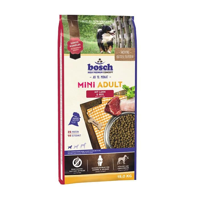 Bosch Kuzulu 15 Kg Mini Yetişkin Kuru Köpek Maması