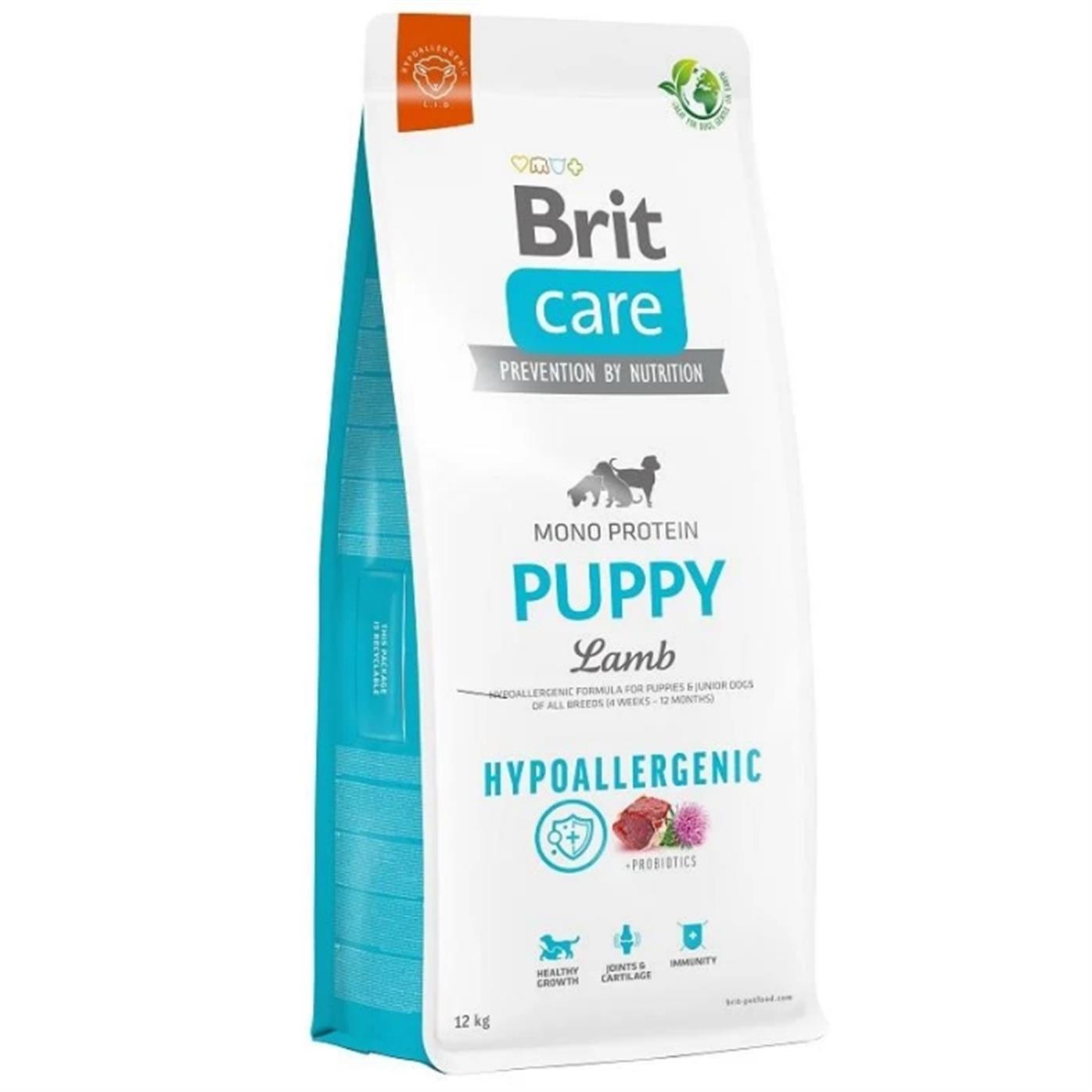 Brit Care Hipoalerjenik Kuzulu Yavru Köpek Maması 12 Kg