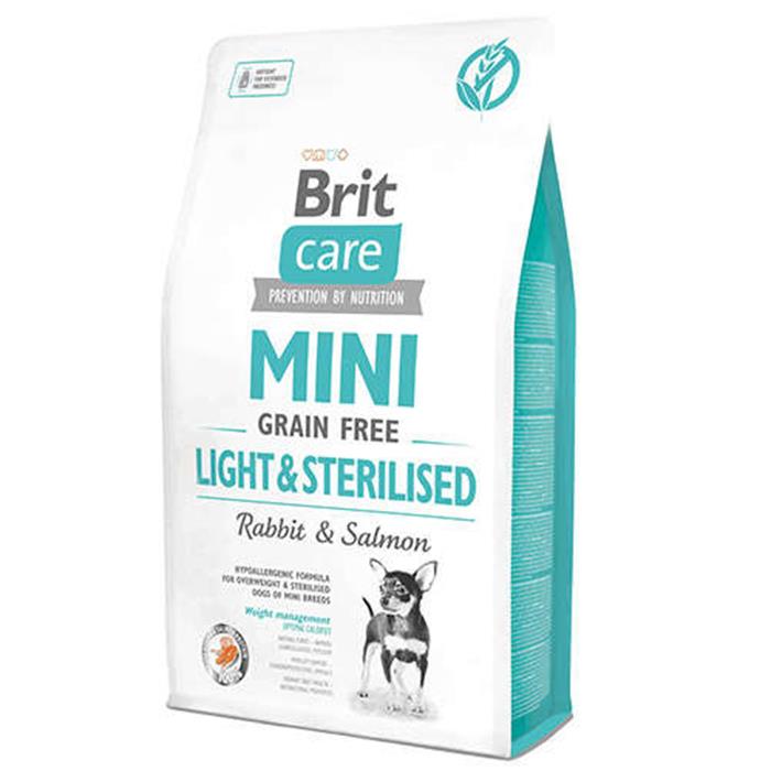 Brit Care Mini Light Kısırlaştırılmış Tavşan Etli Somonlu Köpek Maması 2 Kg