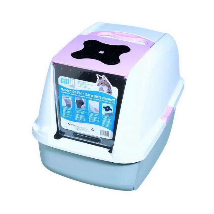 Catit Kapalı Tuvalet Kabı Pembe