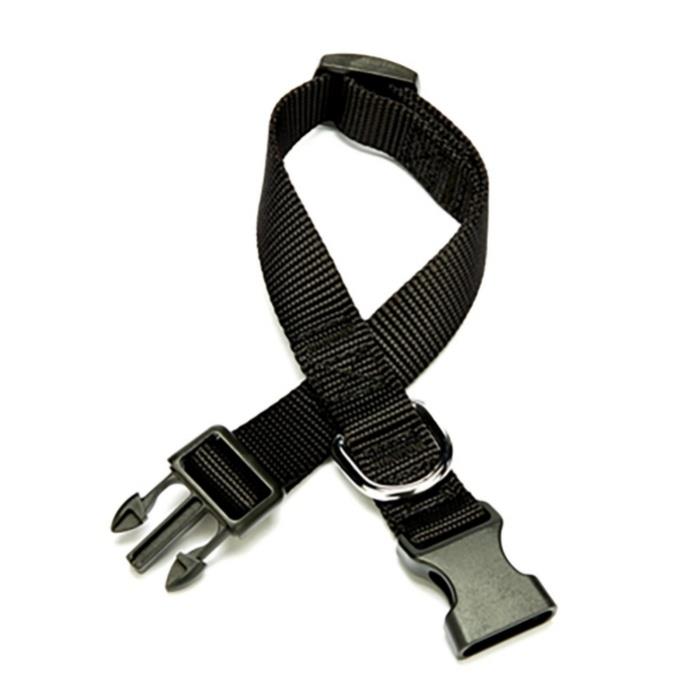 Doggie Ayarlanabilir Özellikli Dokumadan El Yapımı Köpek Boyun Tasması 2x30-45cm - Black