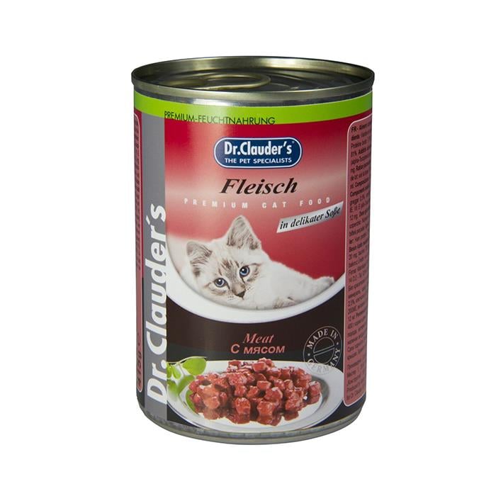 Dr.Clauder'S Sığır Etli  (Fleisch) Kedi Konservesi 415gr