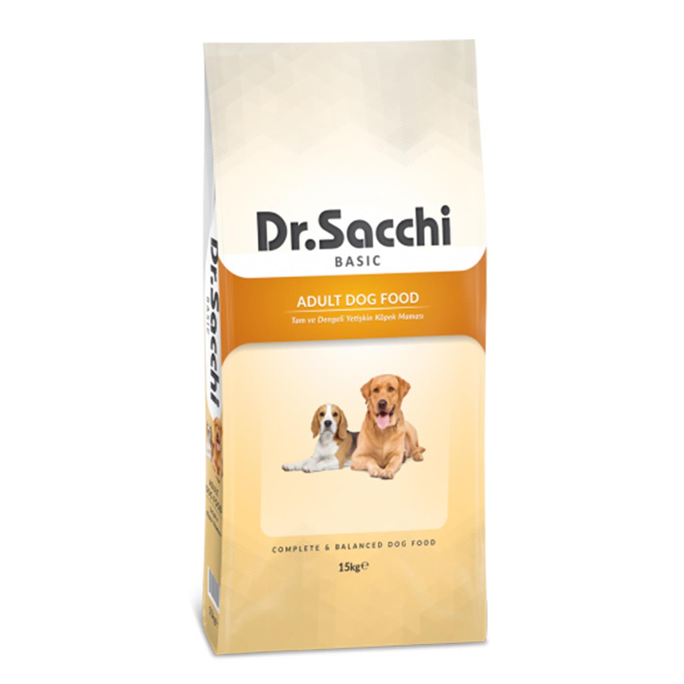 Dr.Sacchi Basic Chicken Yetişkin Köpek Maması 15 Kg - 8690286589973 - 89973  - PET GROSS ® | Evcil Hayvanlarınız İçin Her Şey PetGross'ta - Dr.Sacchi