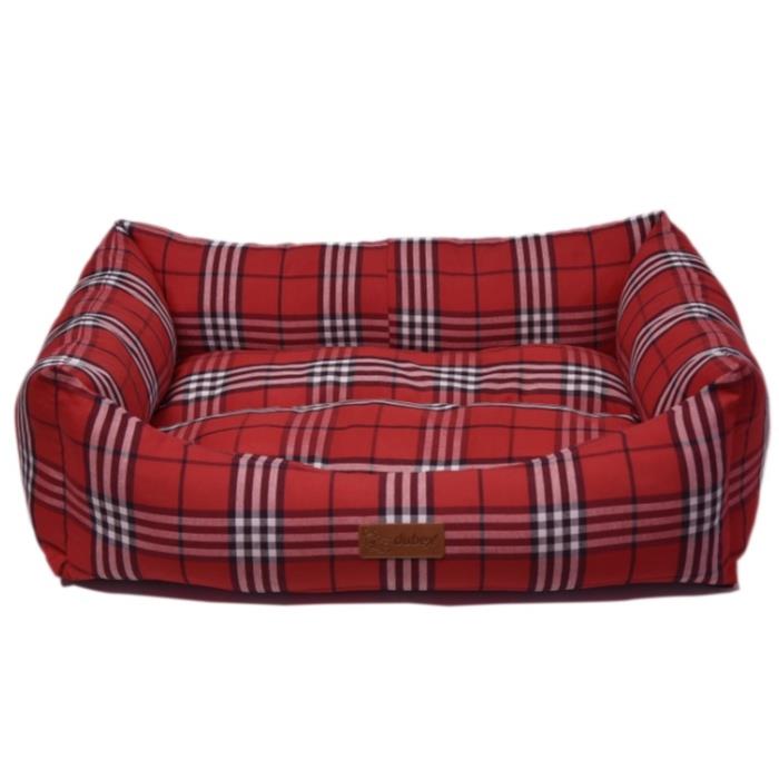 Dubex Danish Kedi Köpek Yatağı Kırmızı Large