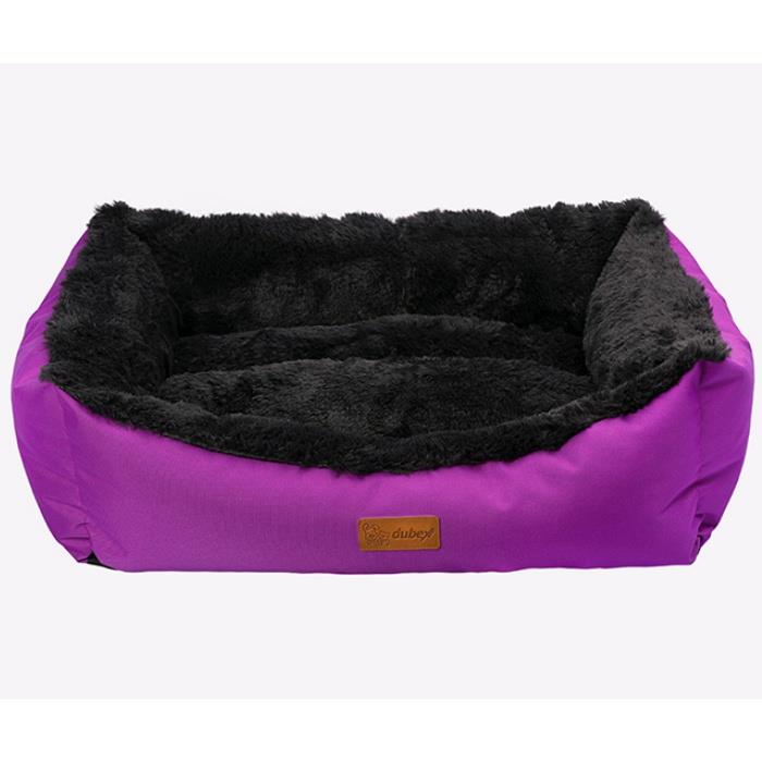 Dubex JellyBean Kedi Köpek Yatağı Lila-Antrasit Gri Medium