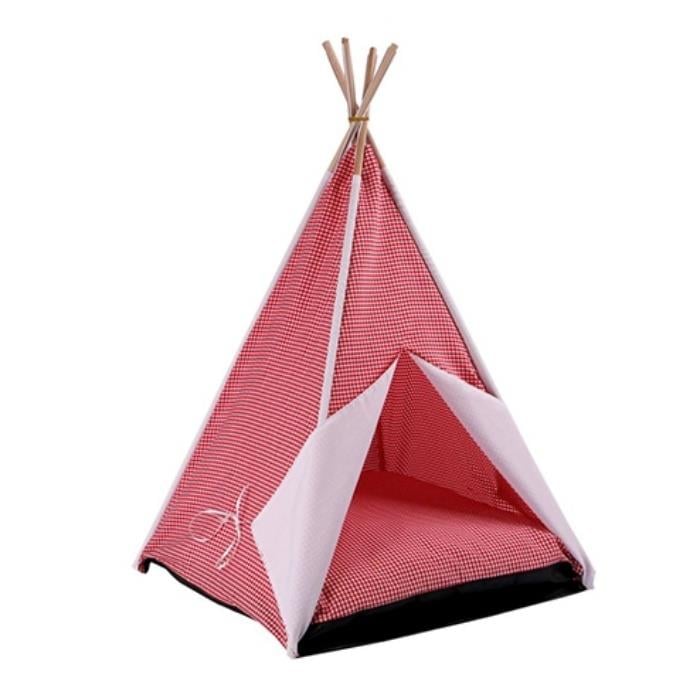 Dubex Mini Çadır Kırmızı Kareli