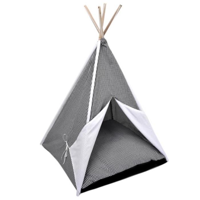 Dubex Mini Çadır Siyah Kareli