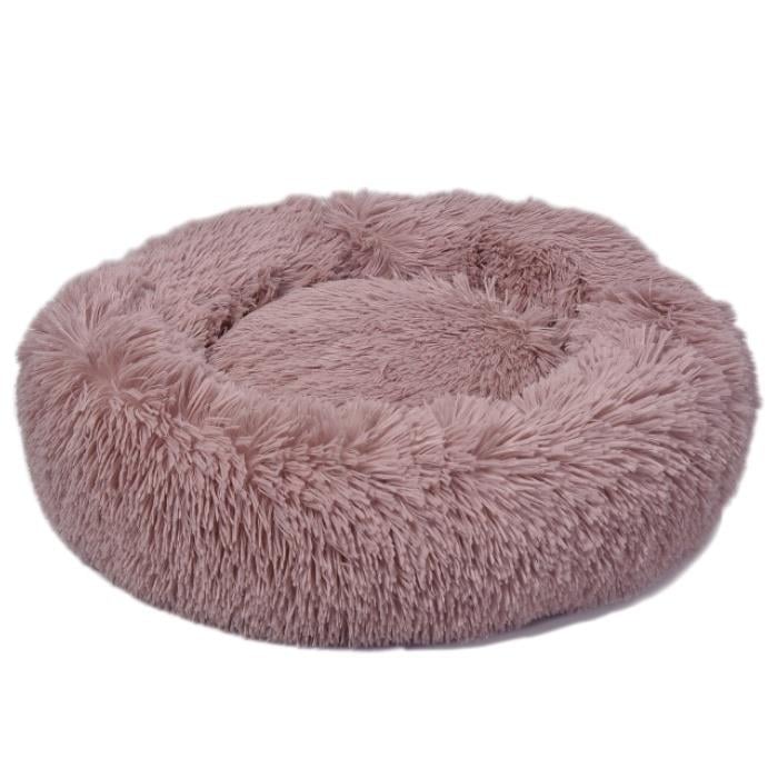 Dubex Ponchik Yuvarlak Kedi Köpek Yatağı Pembe Medium