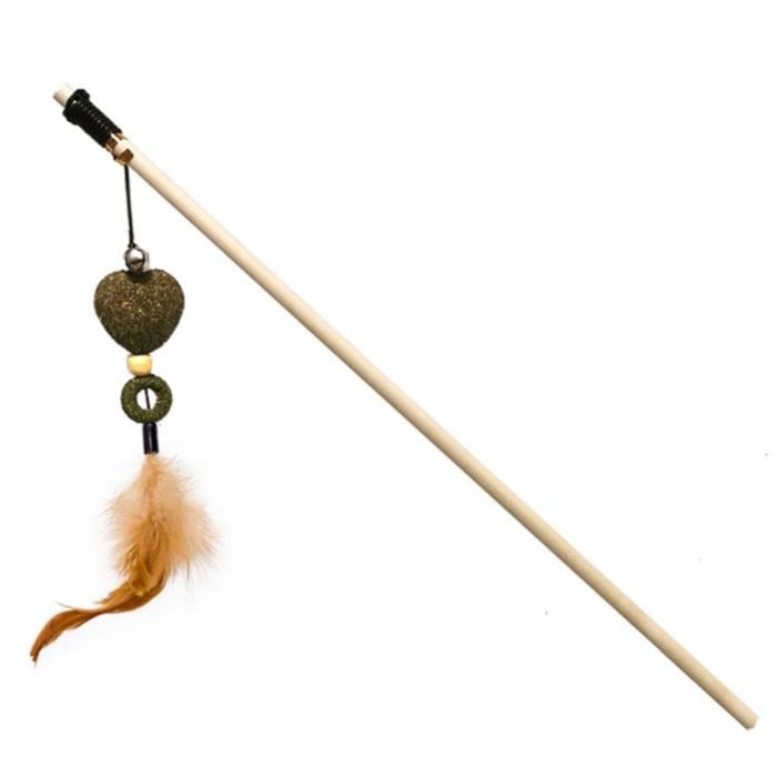 Eastland Kalp Desenli Tüylü Catnipli Kedi Oltası 40cm