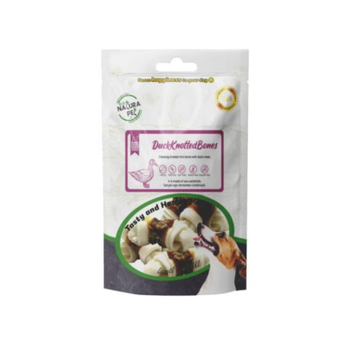 Eco Natura Pet Duck Knotted Bones Ördek Etli Düğüm Kemik 100gr