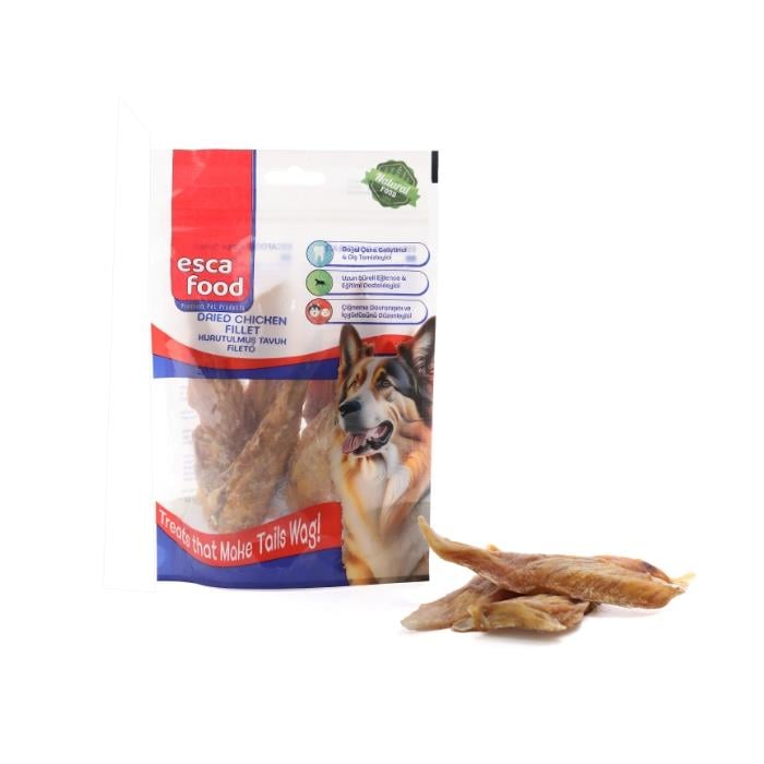 Esca Kurutulmuş Piliç Fileto 80gr
