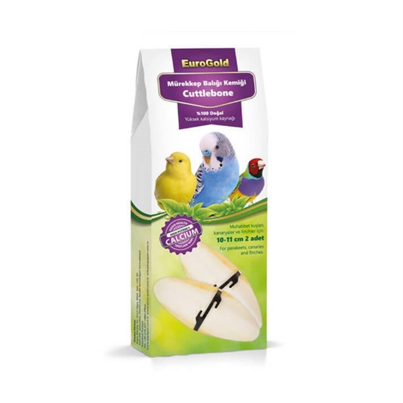 Eurogold Mürekkep Balığı Kemiği 2'li 10-12cm