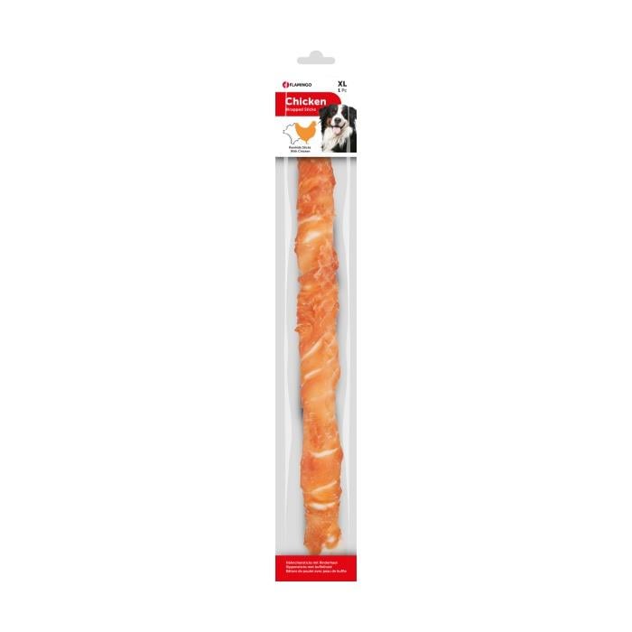Flamingo Chicken Wrap Çubuk 40cm Köpek Ödülü 190gr