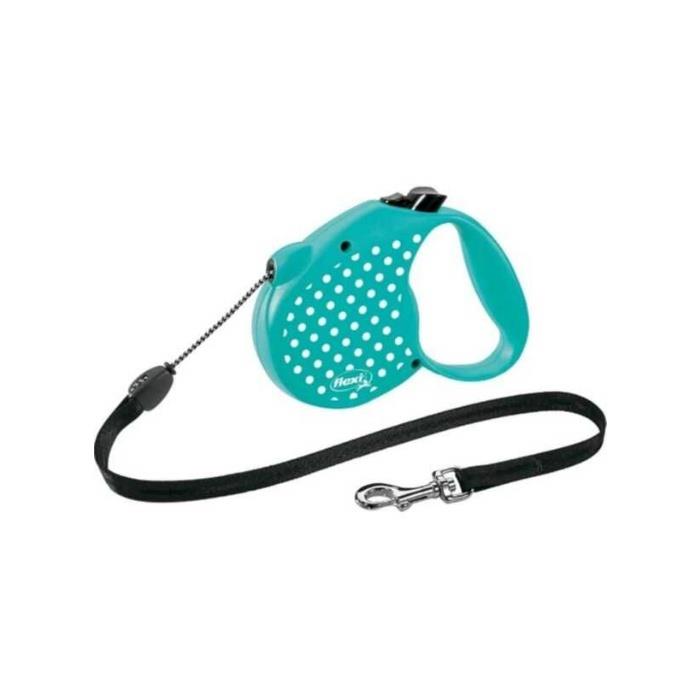 Flexi Dots Small 5m İp Gezdirme Mavi