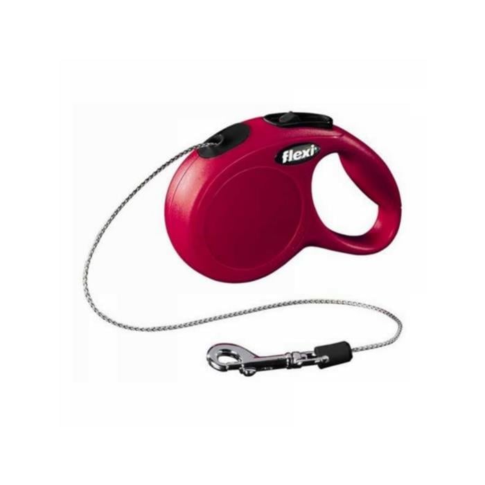 Flexi New Classic Small 5m İp Gezdirme Kırmızı