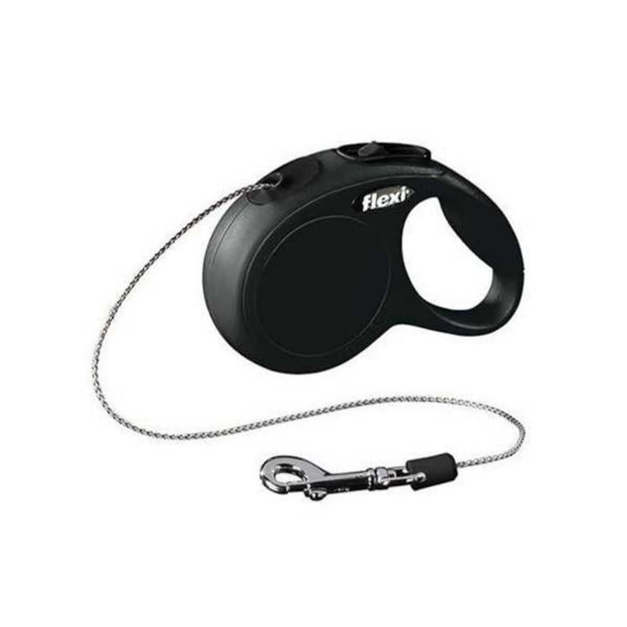 Flexi New Classic Small 5m İp Gezdirme Siyah