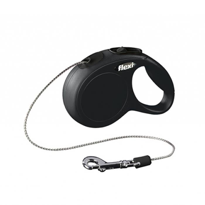 Flexi New Classic Xsmall 3m İp Gezdirme Siyah