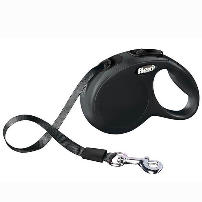 Flexi New Classic XSmall 3m Şerit Gezdirme Siyah