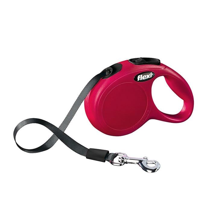 Flexi New Classic XSmall 3m Şerit Gezdirme Kırmızı