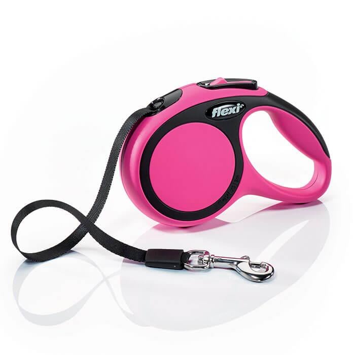 Flexi New Comfort Large 5m Şerit Gezdirme Pembe