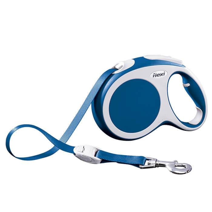 Flexi Vario Large 5m Gezdirme Gri Mavi