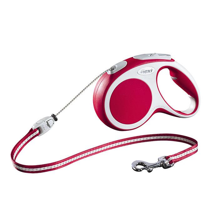 Flexi Vario Medium 5m İp Gezdirme Kırmızı