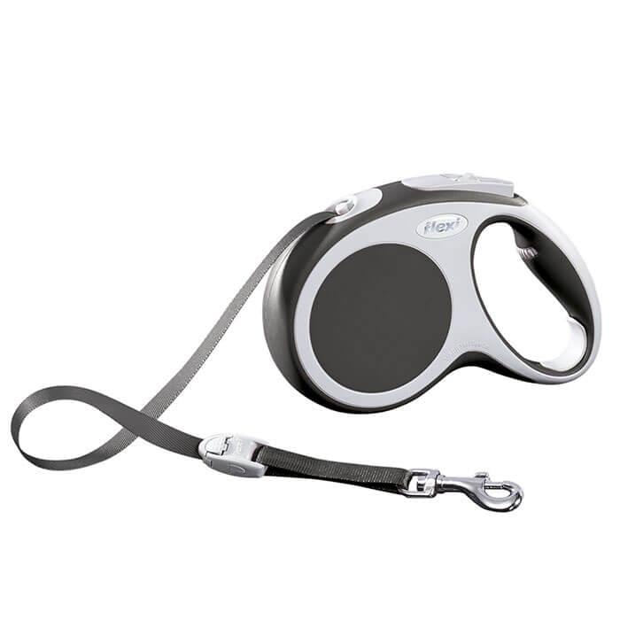 Flexi Vario Medium 5m Şerit Gezdirme Gri