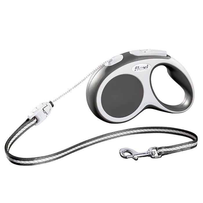 Flexi Vario Small 5m İp Gezdirme Gri