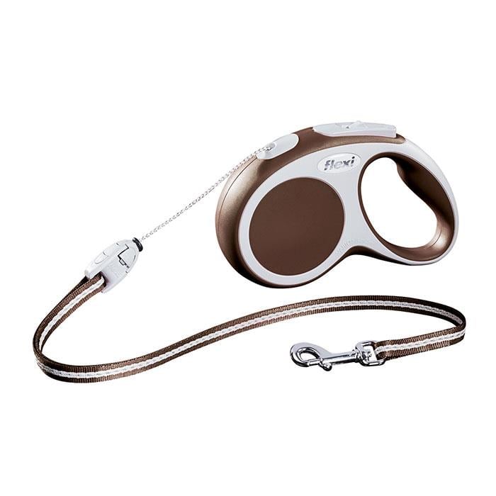 Flexi Vario Small 5m İp GezdirmeKahve