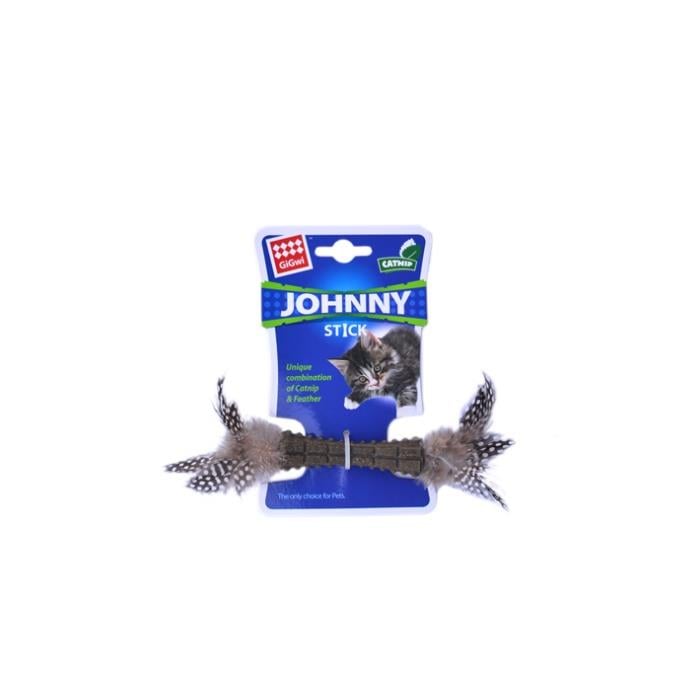 Gigwi Johnny Stick Catnipli Yeşil Tek Tüylü 7093