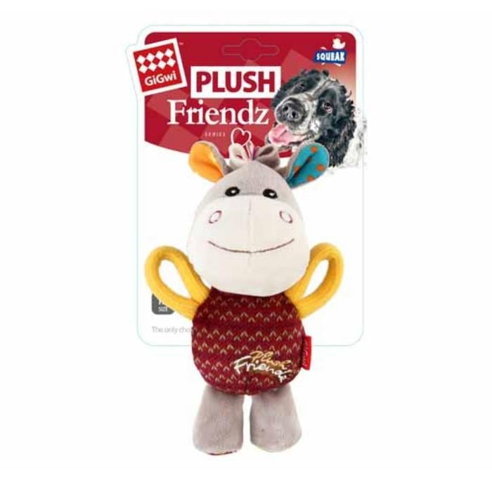 Gigwi Plush Friendz Sesli Eşek Peluş Köpek Oyuncağı