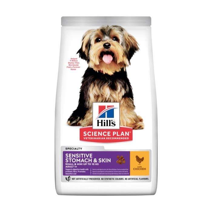 Hill's Sensitive Stomach-Skin Tavuklu 1.5 Kg Small-Mini Yetişkin Kuru Köpek Maması