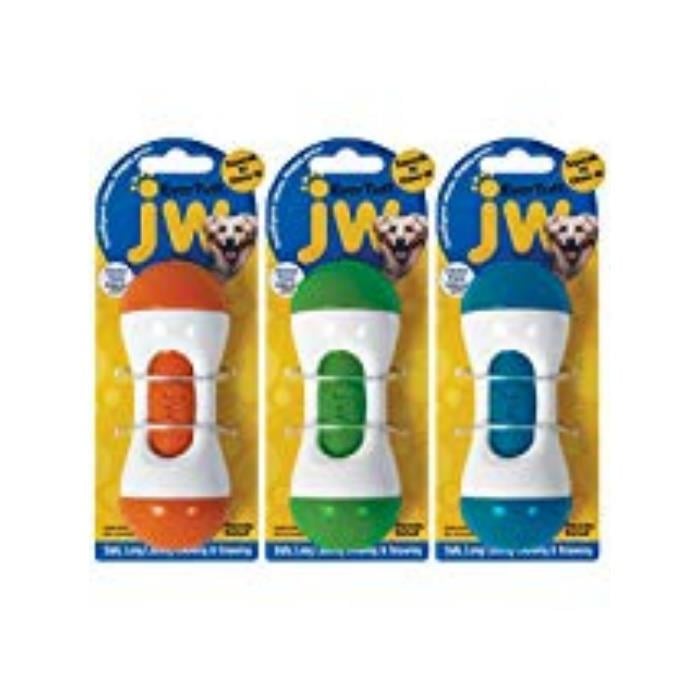 JW EverTuff Nylon Squeaky Barbell Çiğneme Kemiği Large