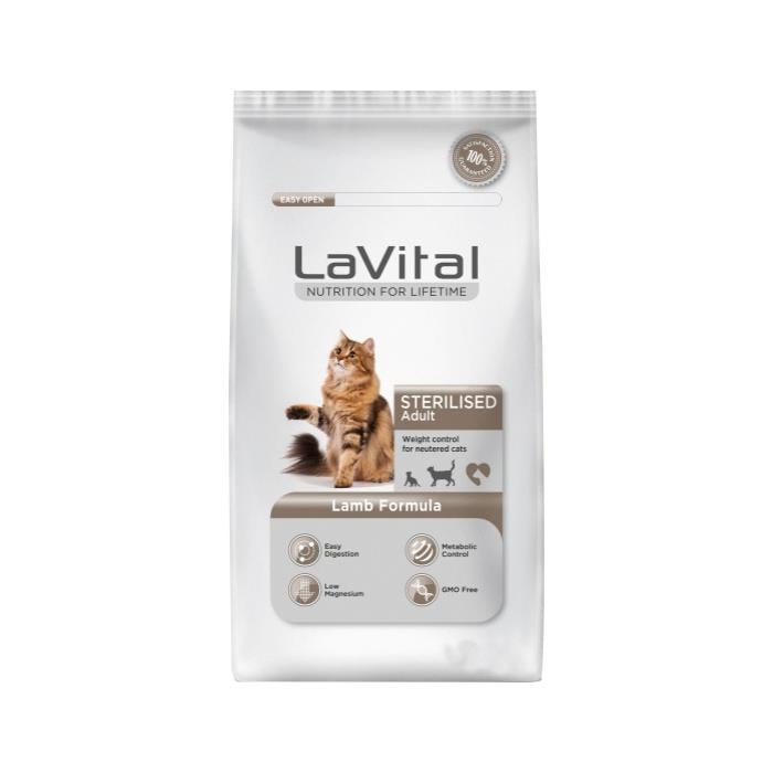 Lavital Sterilised Kuzulu 12 Kg Kısırlaştırılmış Kuru Kedi Maması