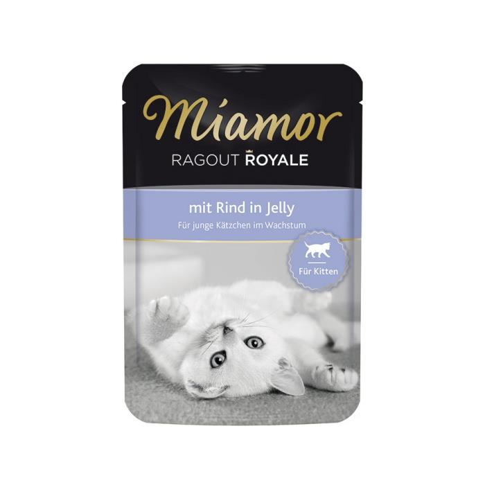 Miamor Ragout Kitten Kırmızı Etli Pouch Kedi Yaş Mama 100gr