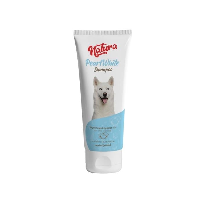 Natura PearlWhite Shampoo - Beyaz Tüylü Köpekler İçin Şampuan 250 Ml