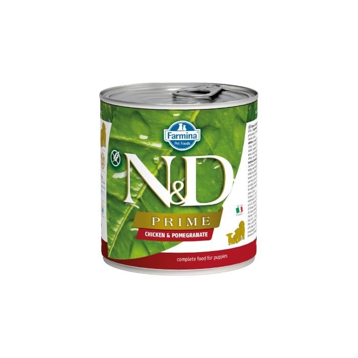 N&D Prıme Tahılsız Tavuk&Nar 285gr Yavru Yaş Köpek Konservesi