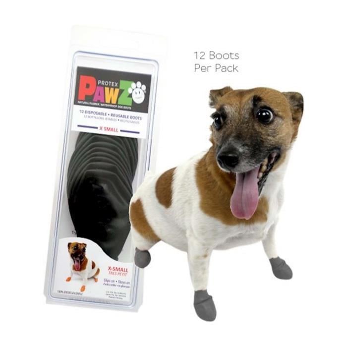 Pawz Siyah Xsmall Köpek Galoşu