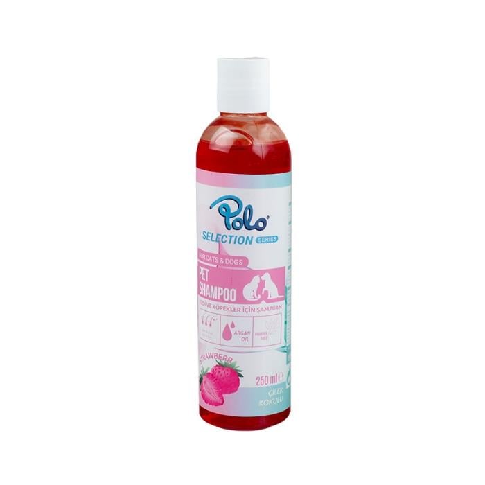 Polo Çilek Kokulu Kedi-Köpek Şampuanı 250ml