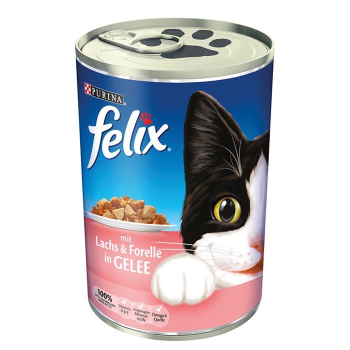 Purina Felix Somonlu Alabalıklı Kedi Konservesi 400gr